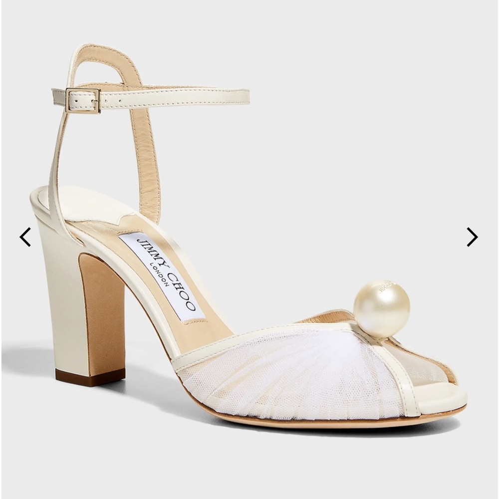 Jimmy choo bridal heels